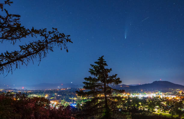 istock Comet Neowise in the night sky over Victoria BC 1271451625