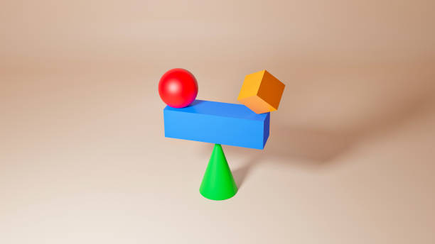 istock Concept for Equality, Balance, Sustainability and Harmony with copy space. 3D illustration 1271458180
