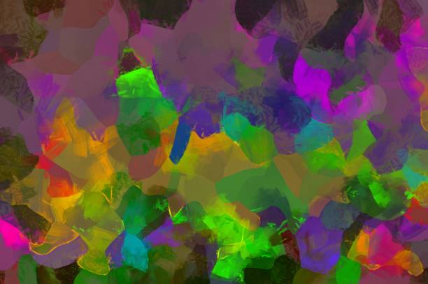 istock Illustration style background image, abstract pattern, various vibrant colors, oil painting pattern 1271458297