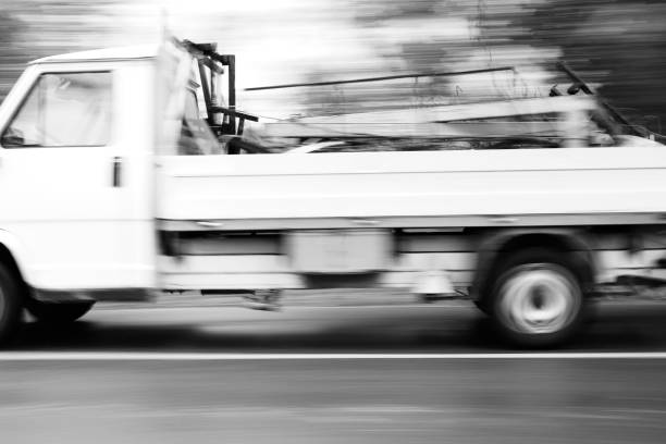 istock panning of a truck with waste material 1271459208