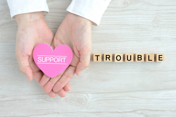istock Business and life style concepts, support and help for trouble images 1271468276