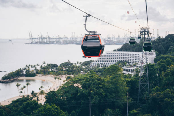 istock Cableway trip in Sentosa Island, Singapore 1271470832