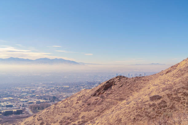 istock Steep ridge and mountain summit day light 1271471860