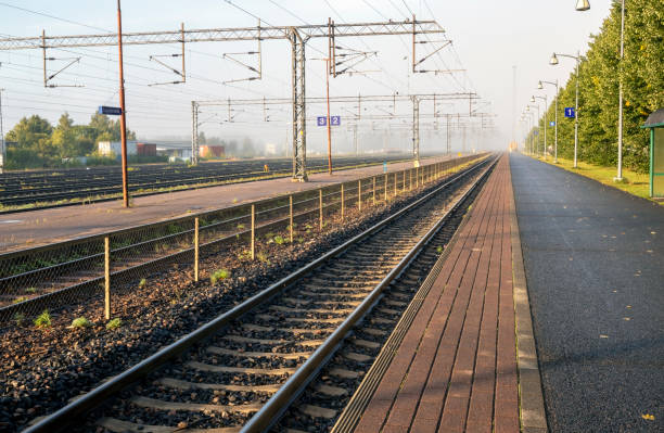 istock empty railway platform, Lappeenranta Finland 1271472082