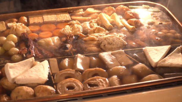 Oden / Oden Japanese hot pot "Oden" chikuwa stock pictures, royalty-free photos & images