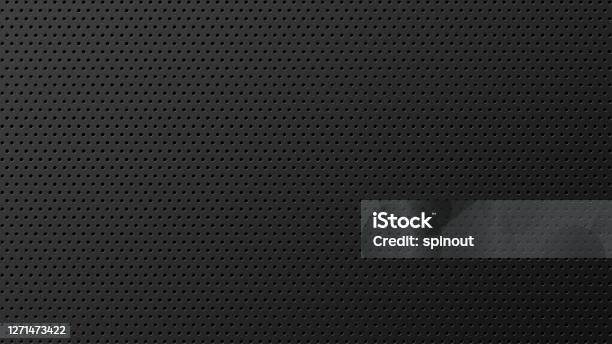 Abstract Background Stock Photo - Download Image Now - Perforated, Black Color, Backgrounds