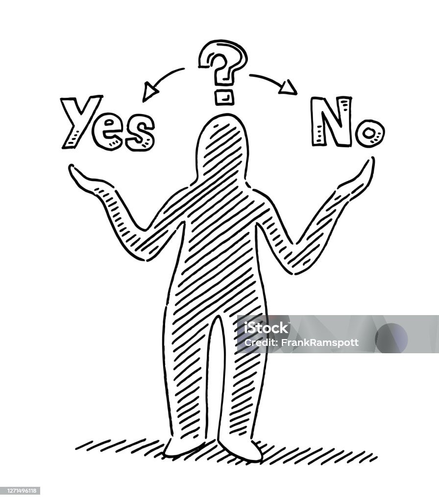 Hình Người Có Hoặc Không Có Bản Vẽ Quyết Định Hình minh họa Sẵn có ...