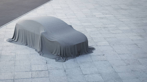 istock Large concrete floor and dark gray street. 1271497908