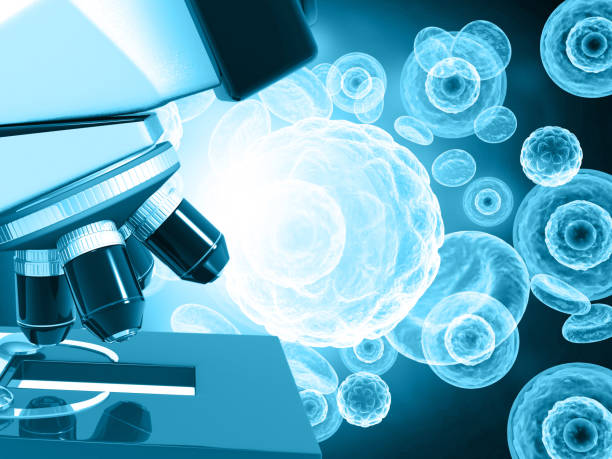 istock Microscope with coronavirus .examination of coronavirus 1271500210
