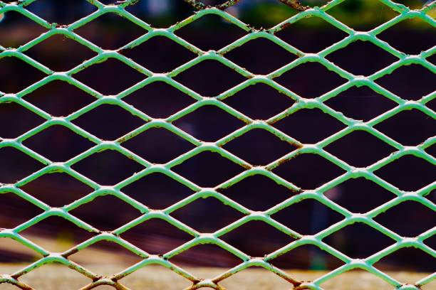 istock Close up of turquoise lattice pattern 1271503536