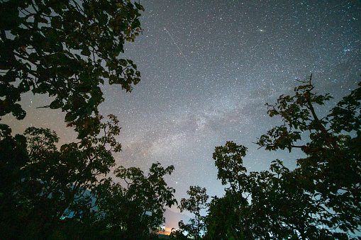 A beautiful Milky Way at Pai Canyon (Kong Lan), Maehongson, North of Thailand