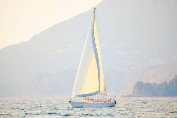 istock Yacht with a large mast 1271514102