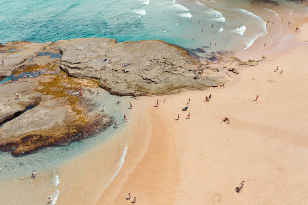 La Ñora beach in Asturias, Spain