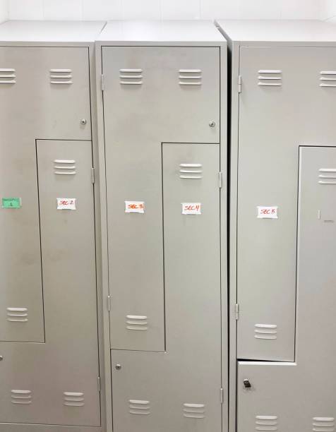 istock Metal office lockers 1271515846