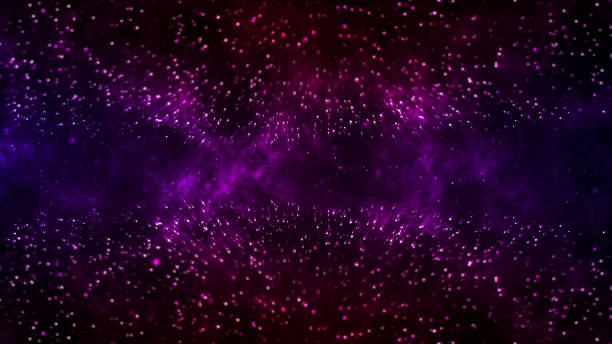 istock festive background with glowing particles cluster of many particles and bokeh 1271529162