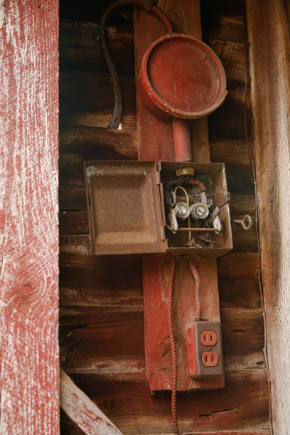 istock What remains of an old electrical panel 1271536986