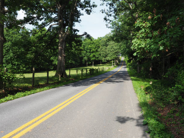 Country road in Virginia.