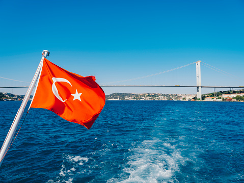 Turkey - Middle East, Istanbul, Asia, Europe, Turkish Flag