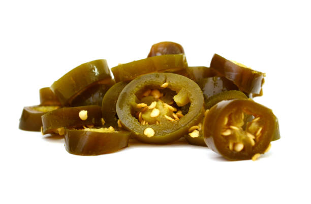 istock Pickled hot jalapeno spicy sliced bunch 1271546761