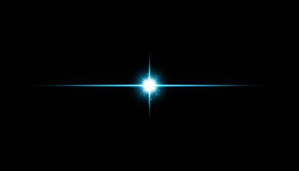 istock Glow isolated blue transparent effect, lens flare, explosion, glitter, line, sun flash, spark and stars. For illustration template art design, banner for Christmas celebrate, magic flash energy ray. Creative concept. 1271552307