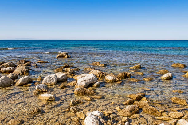 istock seascape from sea shore in summer season for background 1271553669