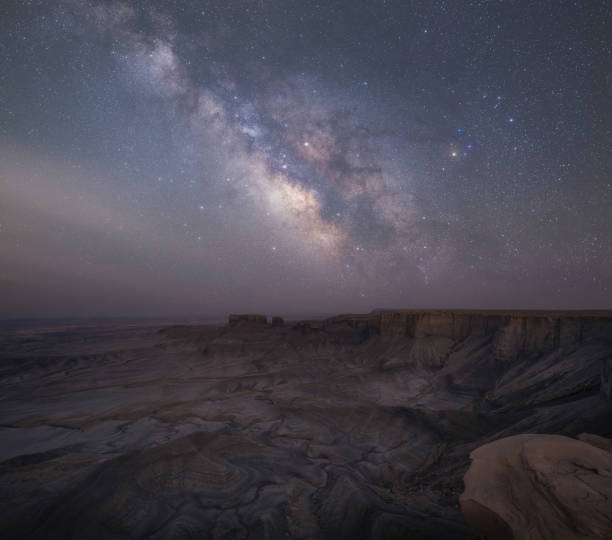 istock Milky Way Galaxy over Skyline Drive and Moonscape Overlook in Utah 1271555681