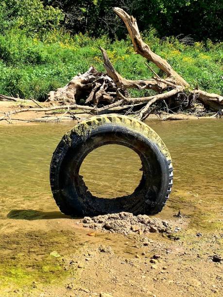 istock Close - up of desolate tire 1271556992