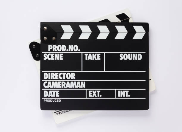 istock wooden movie clapper board at background texture 1271558109