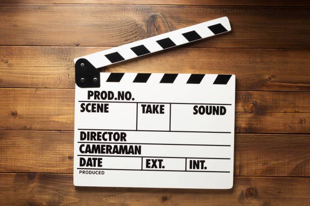 istock wooden movie clapper board at background texture 1271558175
