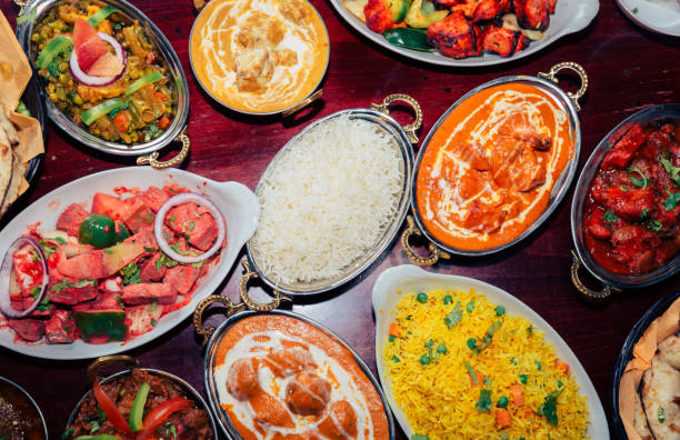 istock Indian food: assortments of Indian curry dishes 1271561490