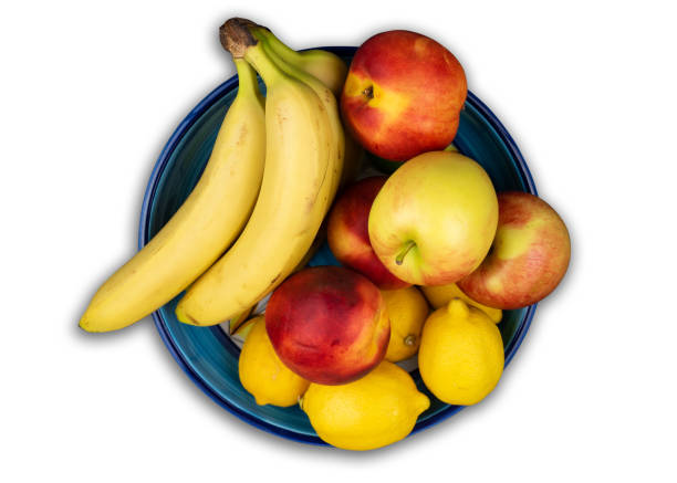 istock fruit bowl with fresh organic bananas, apples, nectarines and lemons 1271561538