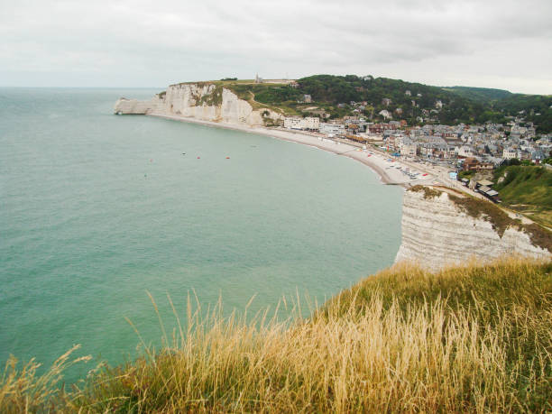 istock panoramic top view of the sea bay surrounded by mountains 1271563016