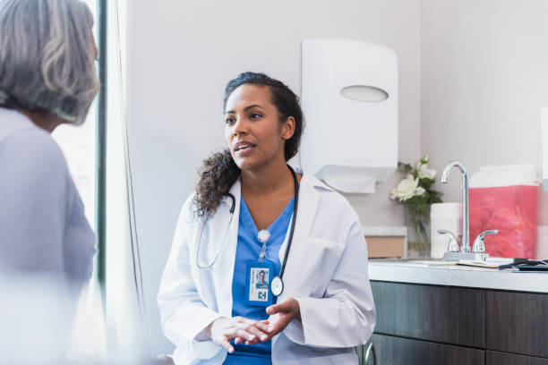 istock Doctor advises senior patient 1271564181