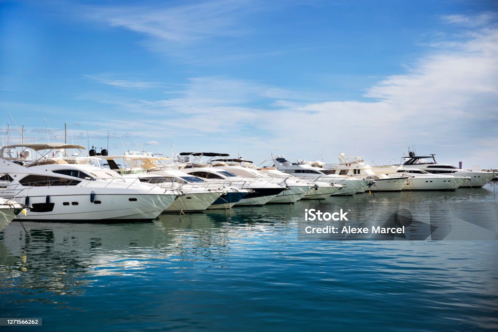 Puerto Banus, an exclusive marina in Marbella, Spain