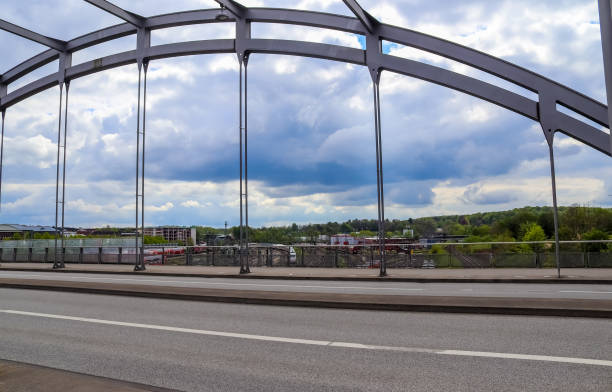 istock Empty bridge in the streets of Kiel in Germany during the corona virus quarantine. 1271572284