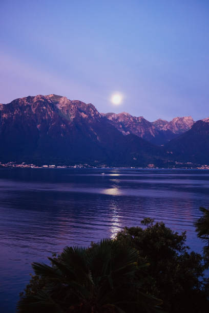 istock Moon, mountains, and lake 1271577934