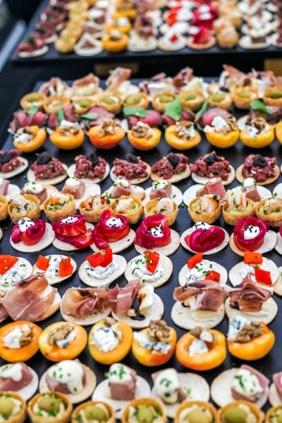 istock Catering service for guests. Luxury food. VIP service 1271578101
