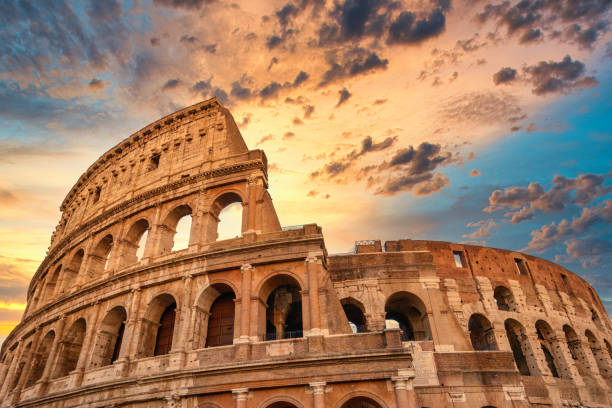 istock Colosseum in Rome during sunset 1271579753