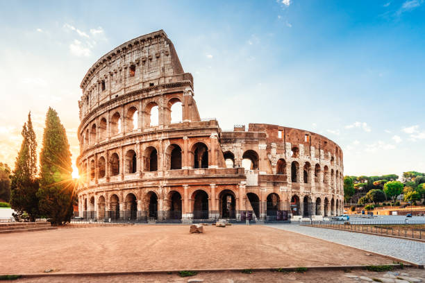 istock Colosseum in Rome during sunrise 1271579764