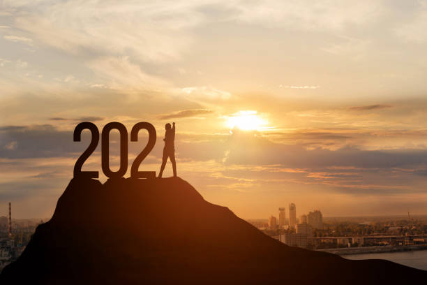 istock Business success concept in new year 2021. 1271580799