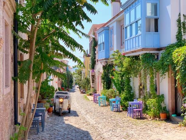 istock Cunda island streets (Alibey island), Ayvalik, Balikesir, Turkey 1271590272