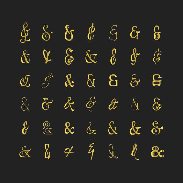 goldene moderne und trendige verschiedene formen von dünnen linie stilisiert und isoliert emirand-symbole auf schwarzem hintergrund gesetzt - und zeichen stock-grafiken, -clipart, -cartoons und -symbole