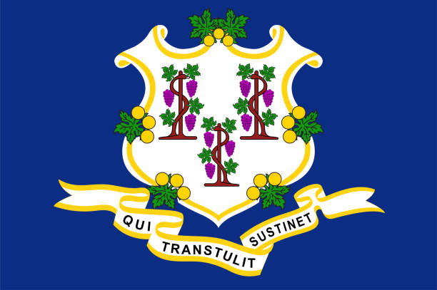 istock Flag of Connecticut state of USA 1271601522