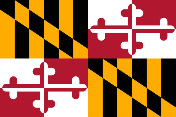 istock Flag of Maryland, USA 1271601624