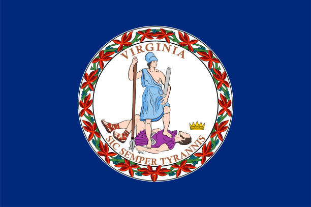 istock Flag of Virginia State of USA 1271601725