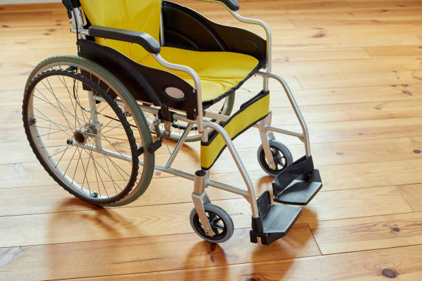 istock Yellow wheelchair in the room 1271607196