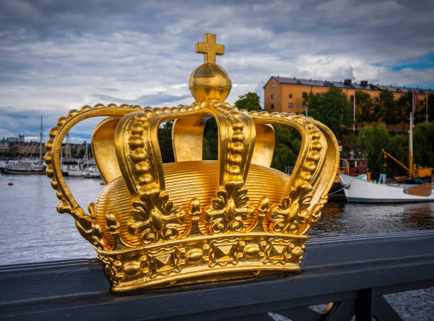 istock Crown on Skeppsholmsbron, Stockholm