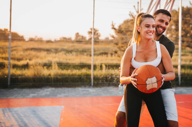 istock Beautiful People playing basketball 1271616558