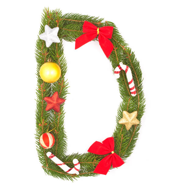 istock Christmas Alphabet. letter D 1271617330