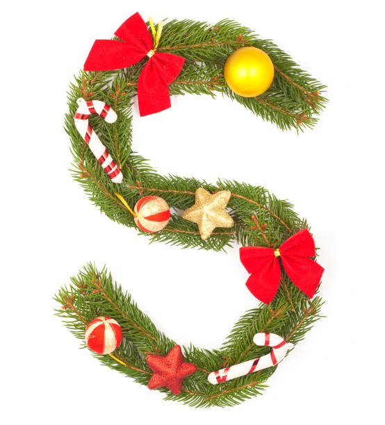 istock Christmas Alphabet. letter S 1271617405
